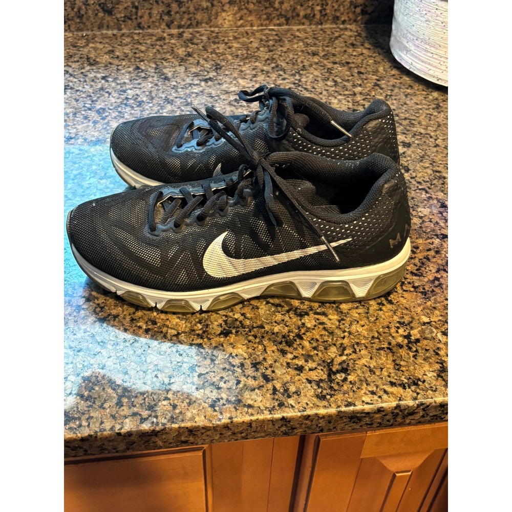 Nike Air Max Tailwind 7 Black White Running Shoes 683635-001 Womens 8.5